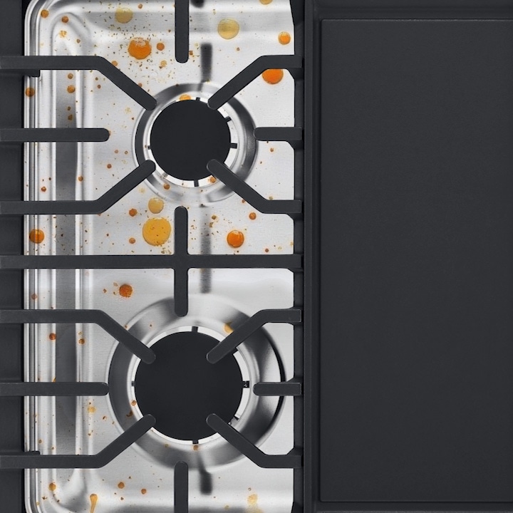  EasyClean® Stainless Steel Cooktop