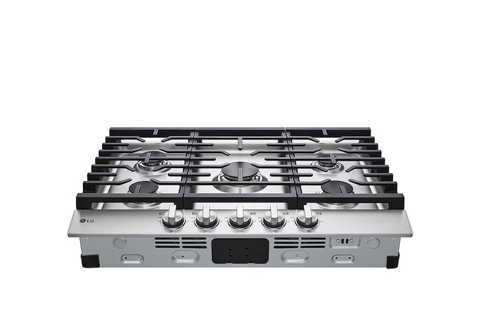 LG 30” Gas Cooktop | UltraHeat™ 20K BTU Burner & EasyClean®, Stainless, CBGJ3023S