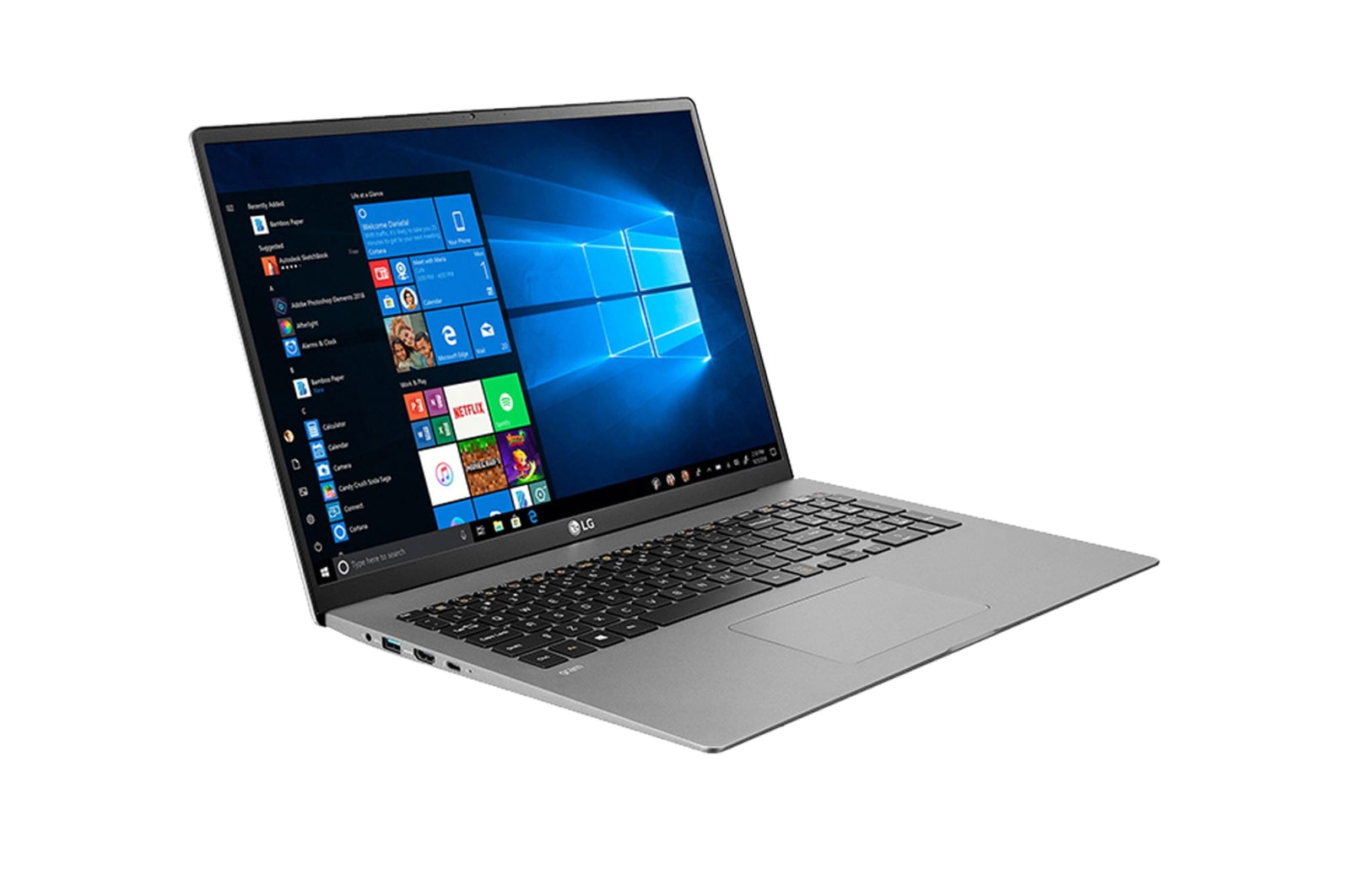 LG gram 17” Ultra-Light Laptop with Intel® Core™ i5 Intel® Iris® Plus Graphics in Dark Silver, 17Z90N-V.AA55A8