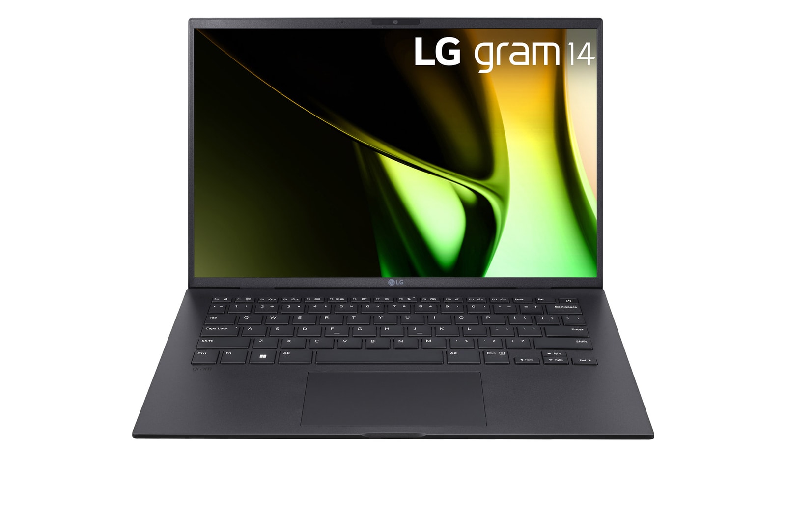 Front view with keyboard