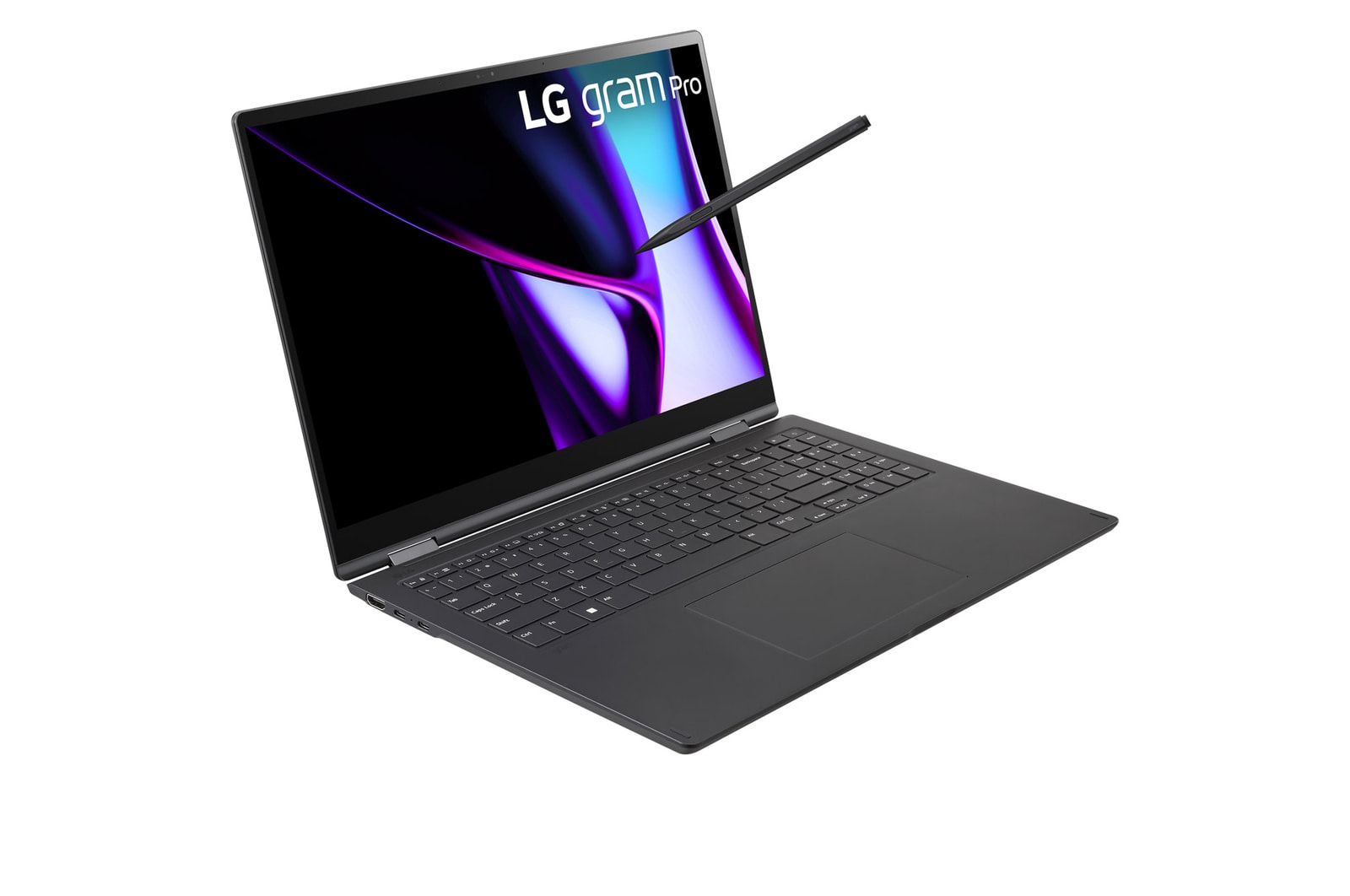 +30 degree side view and cover open