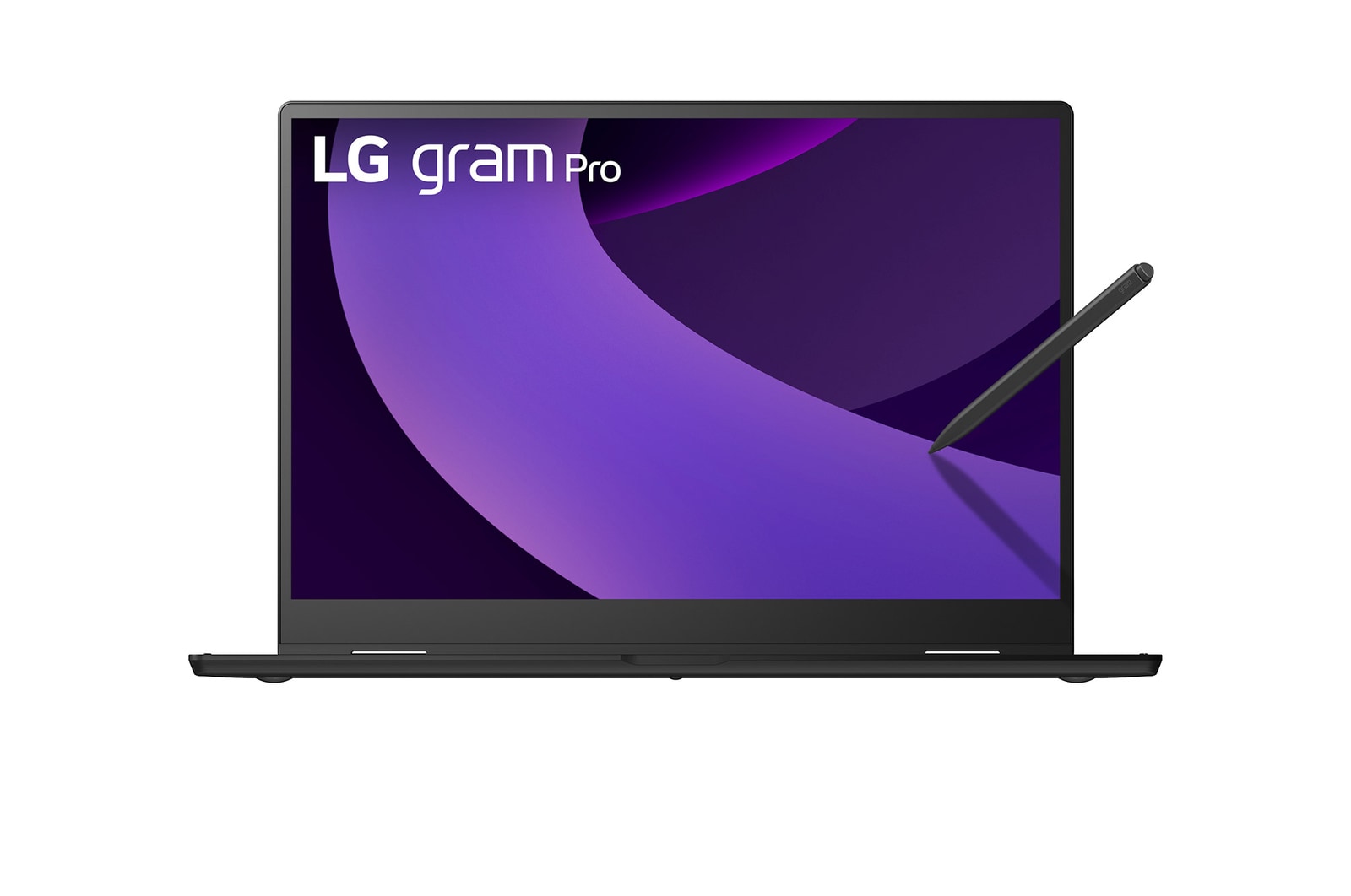 Front view with stylus pen
