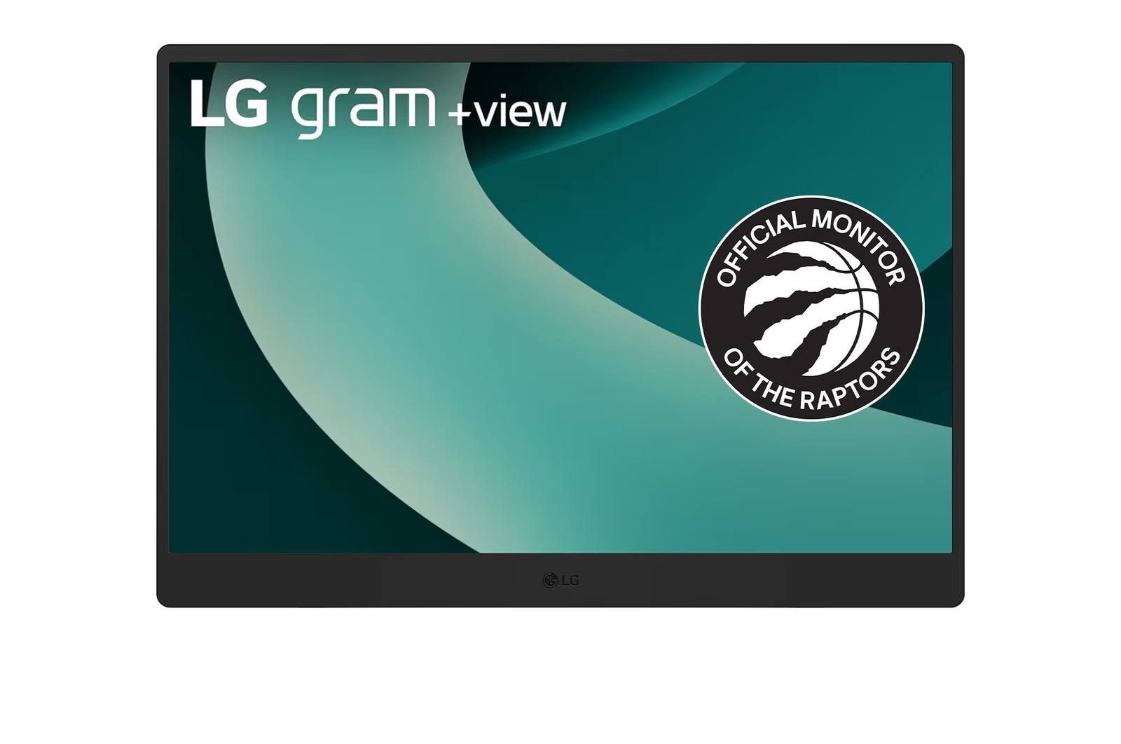 Front view of LG gram +view 17” | Lightweight portable monitor | WQXGA 16:10 Anti-glare IPS display 17MT70.ASDA8