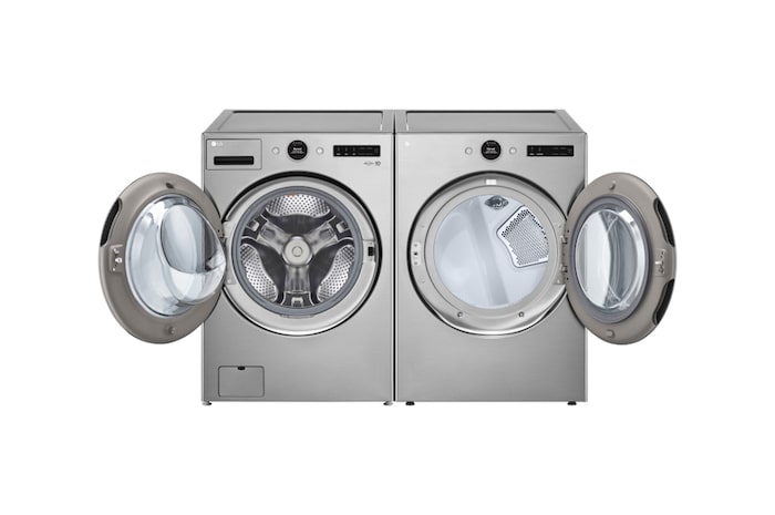 Front view with doors open