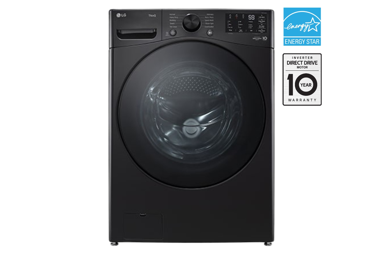 Front view of 5.2 cu.ft. Front Load Washer with AI DD®, 6Motion™ and ColdWash™ WM3580CX