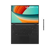 LG gram 16'' 2-in-1 16:10 WQXGA IPS Touch Display Ultra-Lightweight Laptop Intel® 13th Gen Core® i7 Evo™ Platform, Windows 11 Home, 16GB RAM, 512GB SSD, Black, 16T90R-K.AA75A9
