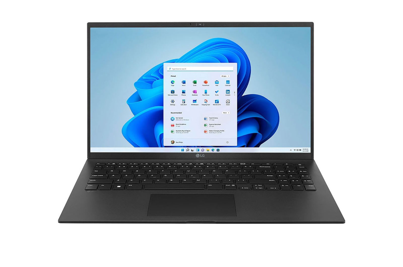 Front View with Keyboard