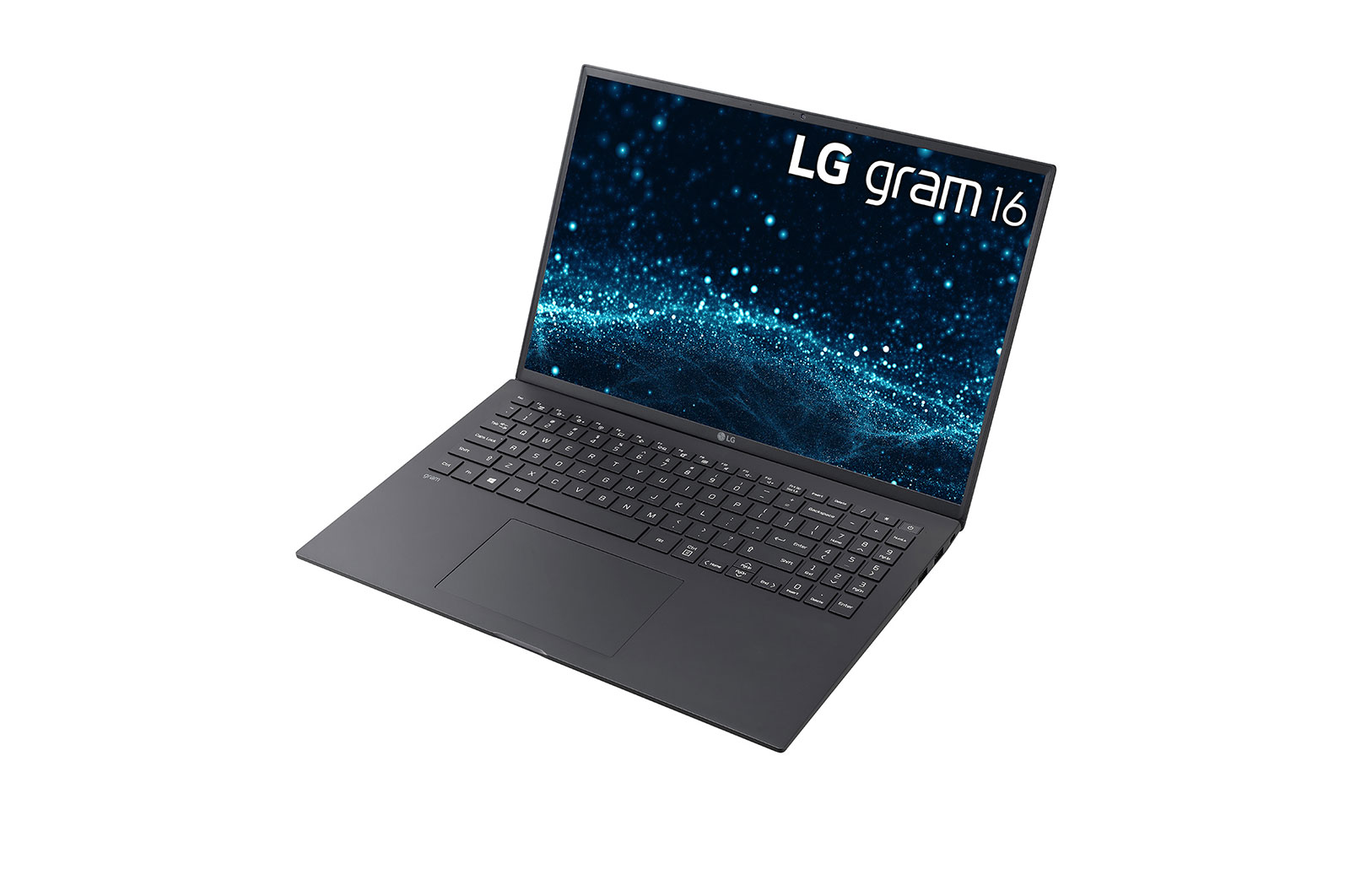 LG gram 16” 16:10 WQXGA IPS Laptop, Windows 11 Home, Intel® 13th Gen Core® i7 Evo™ Platform, 16GB RAM, 1TB SSD, Black, 16ZB90R-K.AA78A9