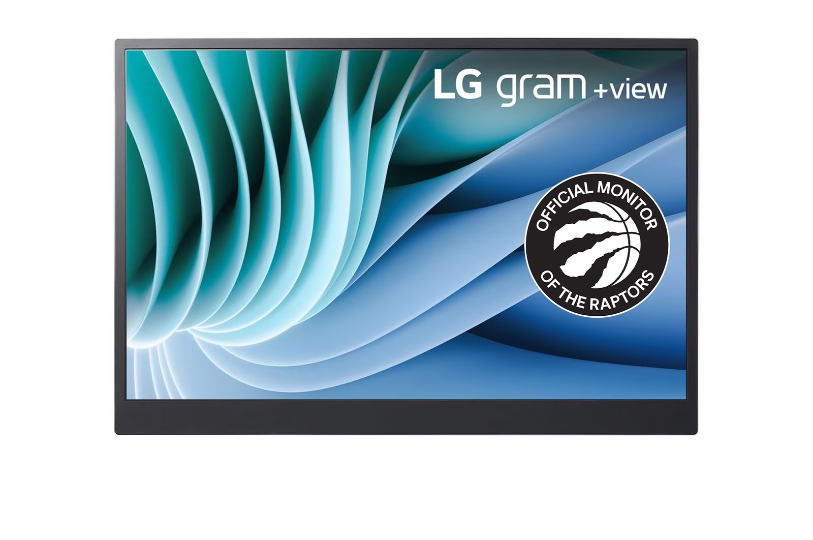 Front view of LG gram +view 16 Inch WQXGA (2560x1600) Portable Monitor with USB Type C™ 16MR70.ASDA8