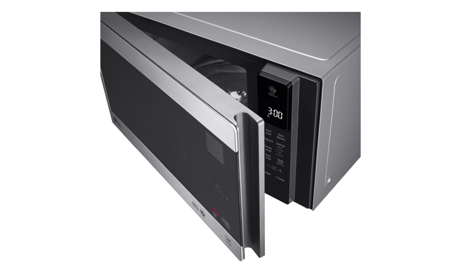 LG 0.9 cu. ft. NeoChef™ Countertop Microwave with Smart Inverter and EasyClean®, LMC0975ST