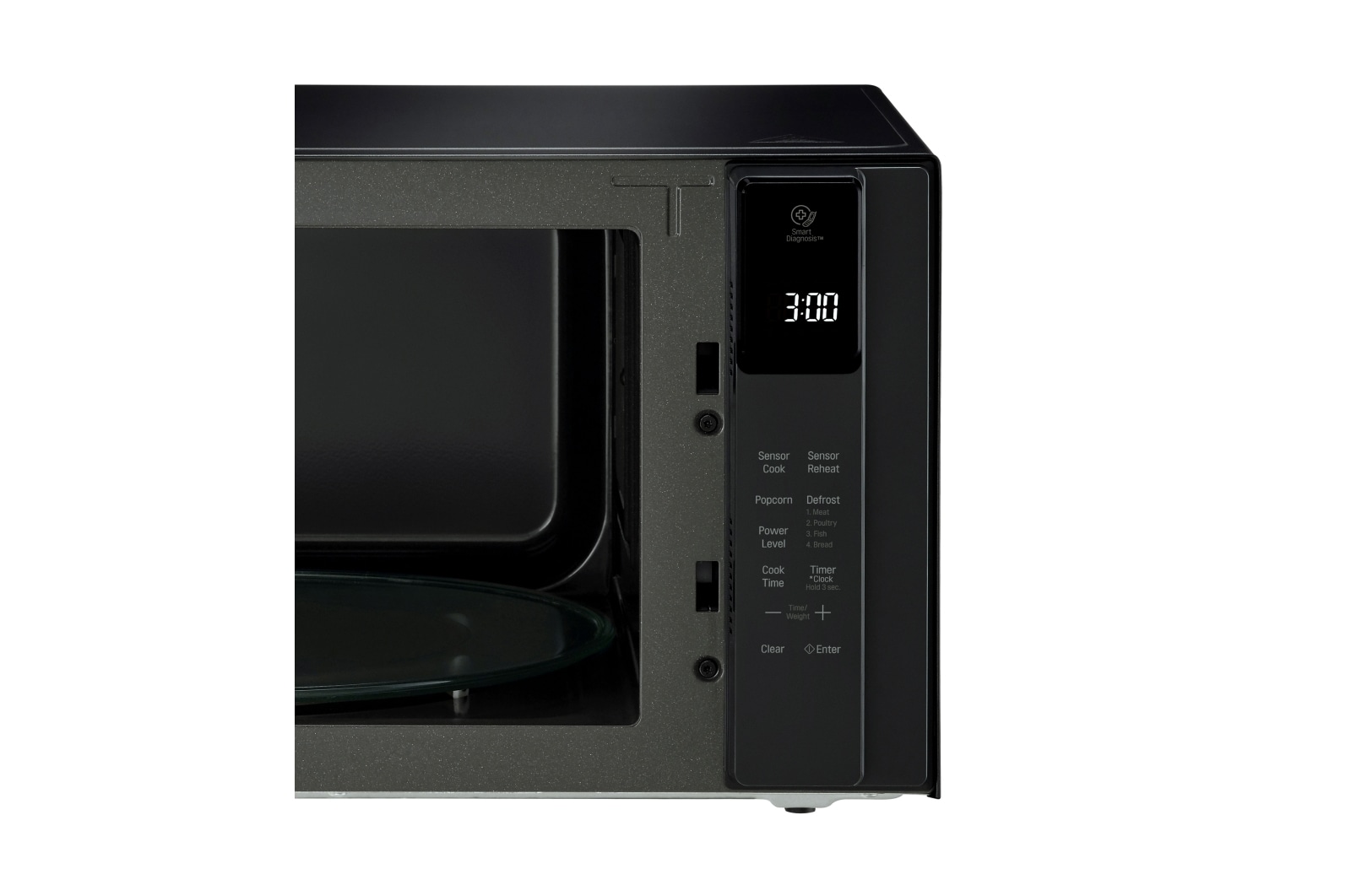 LG 1.5 cu. ft. NeoChef™ Countertop Microwave with Smart Inverter and EasyClean®, LMC1575BD