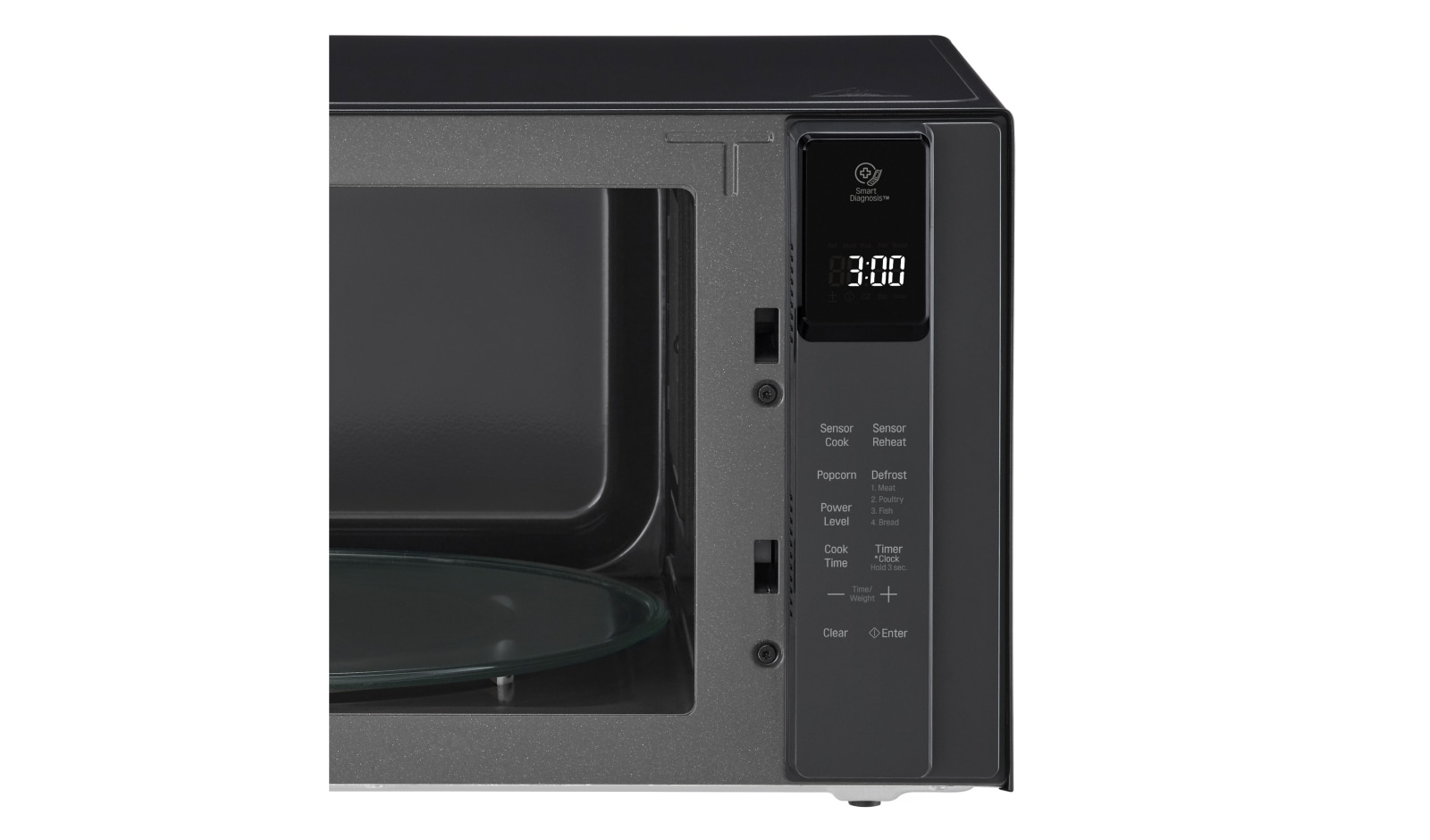 LG 1.5 cu. ft. NeoChef™ Countertop Microwave with Smart Inverter and EasyClean®, LMC1575SB