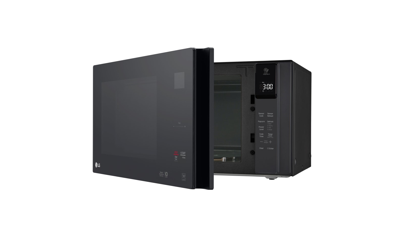 LG 1.5 cu. ft. NeoChef™ Countertop Microwave with Smart Inverter and EasyClean®, LMC1575SB