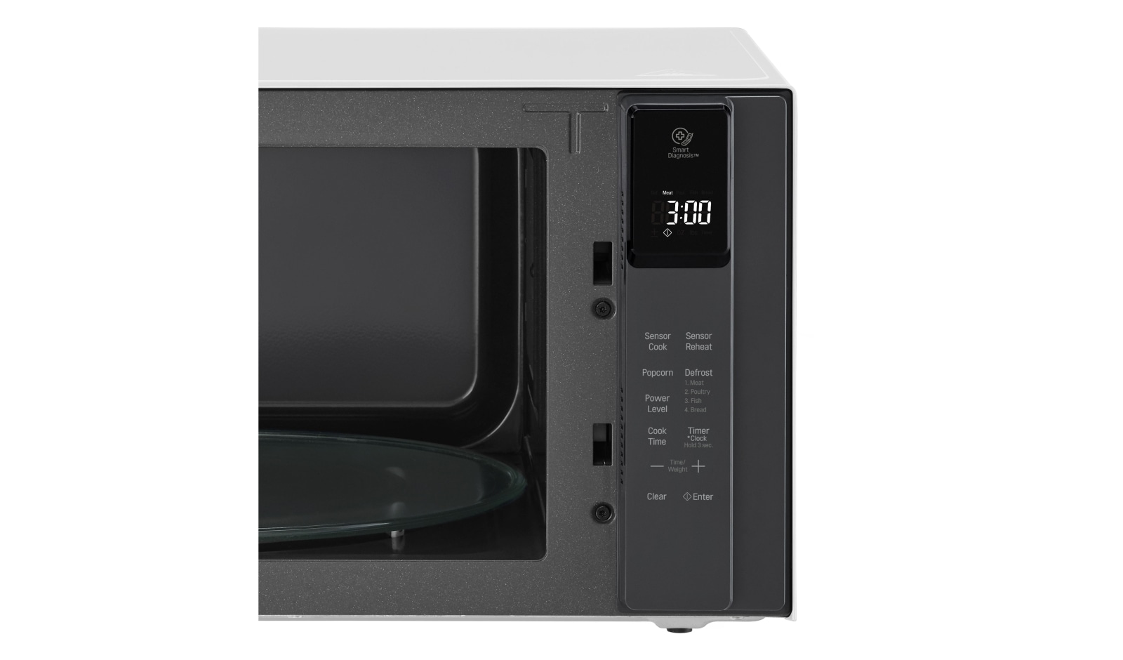 LG 1.5 cu. ft. NeoChef™ Countertop Microwave with Smart Inverter and EasyClean®, LMC1575SW