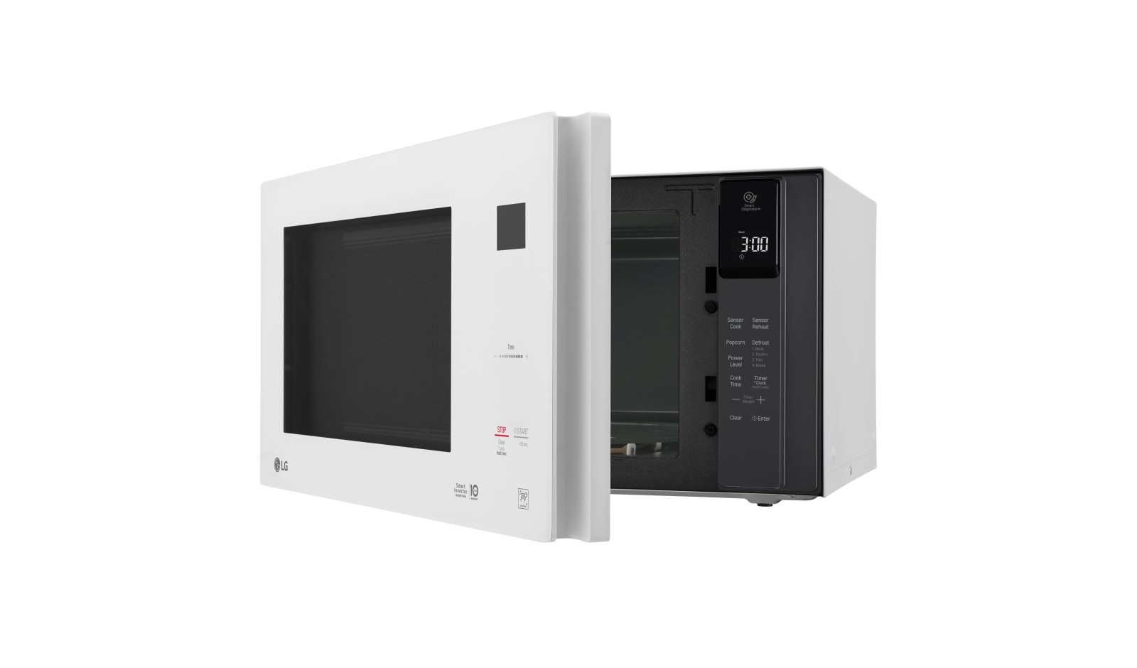 LG 1.5 cu. ft. NeoChef™ Countertop Microwave with Smart Inverter and EasyClean®, LMC1575SW