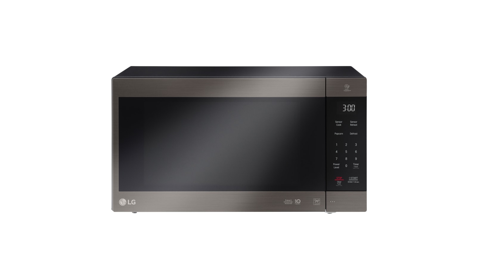 LG Black Stainless Steel Series 2.0 cu. ft. NeoChef™ Countertop Microwave with Smart Inverter and EasyClean®, LMC2075BD