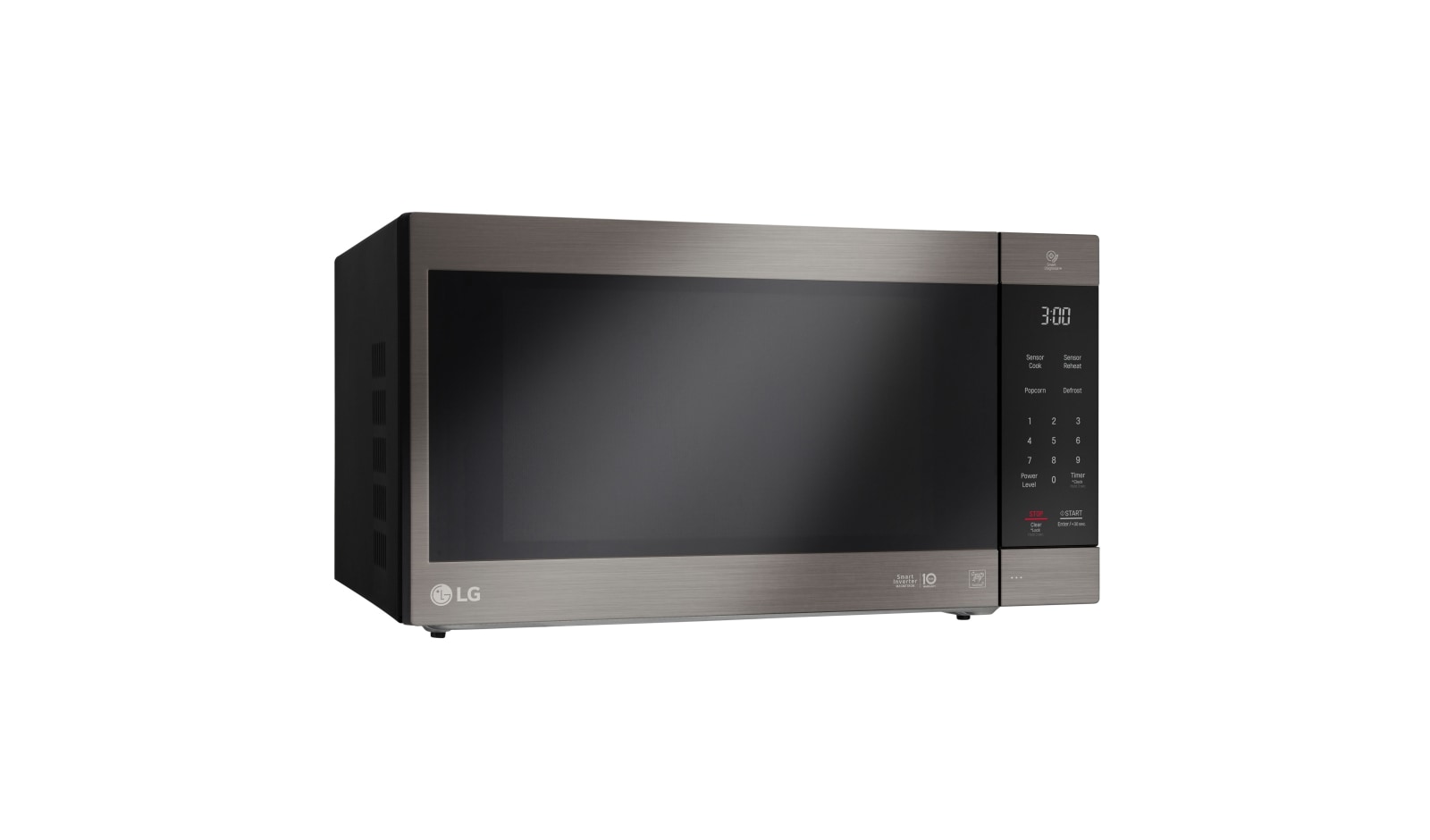 LG Black Stainless Steel Series 2.0 cu. ft. NeoChef™ Countertop Microwave with Smart Inverter and EasyClean®, LMC2075BD