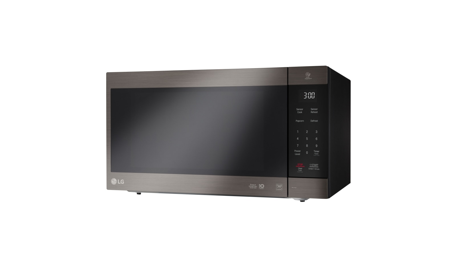 LG Black Stainless Steel Series 2.0 cu. ft. NeoChef™ Countertop Microwave with Smart Inverter and EasyClean®, LMC2075BD