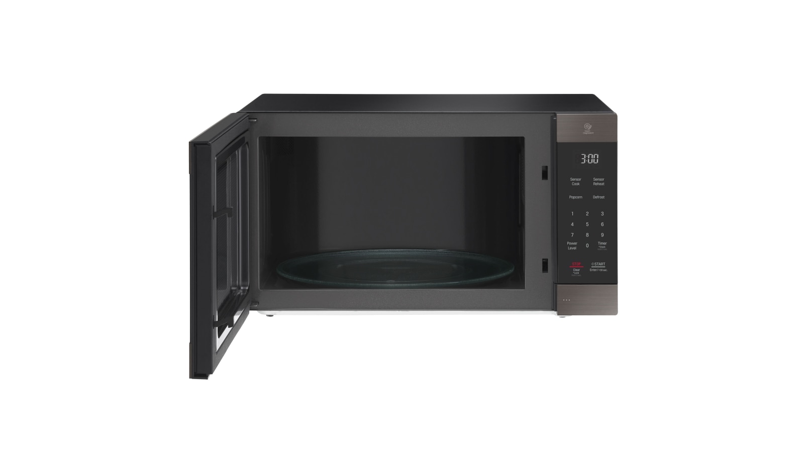 LG Black Stainless Steel Series 2.0 cu. ft. NeoChef™ Countertop Microwave with Smart Inverter and EasyClean®, LMC2075BD