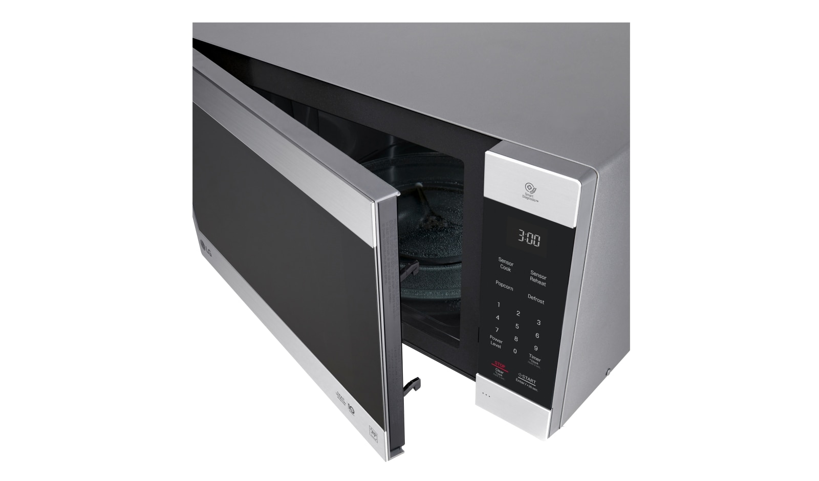 LG 2.0 cu. ft. NeoChef™ Countertop Microwave with Smart Inverter and EasyClean®, LMC2075ST