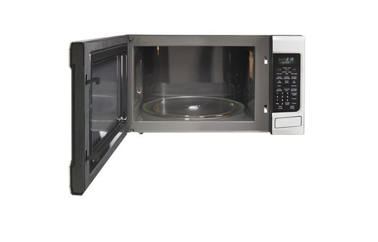 LG 1.5 cu. ft. Round Cavity Countertop Microwave with Steam Chef, LMS1573SS