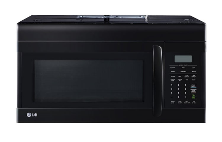 Front view of 1.6 cu.ft. Over the Range Microwave Oven with Sensor Cook Technology LMV1611SB
