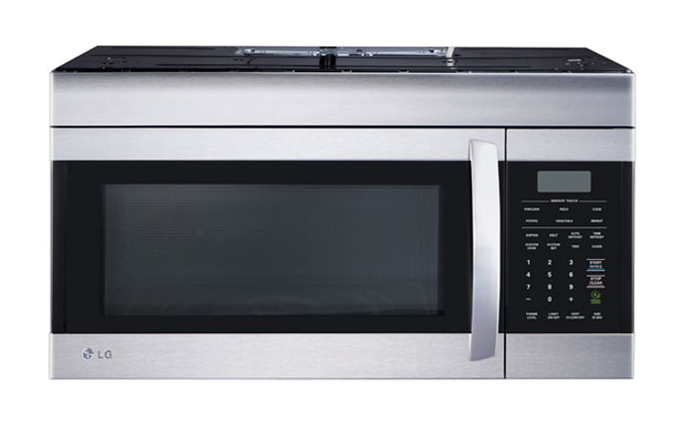 Front view of 1.6 cu.ft. Over the Range Microwave Oven with Sensor Cook Technology LMV1611ST