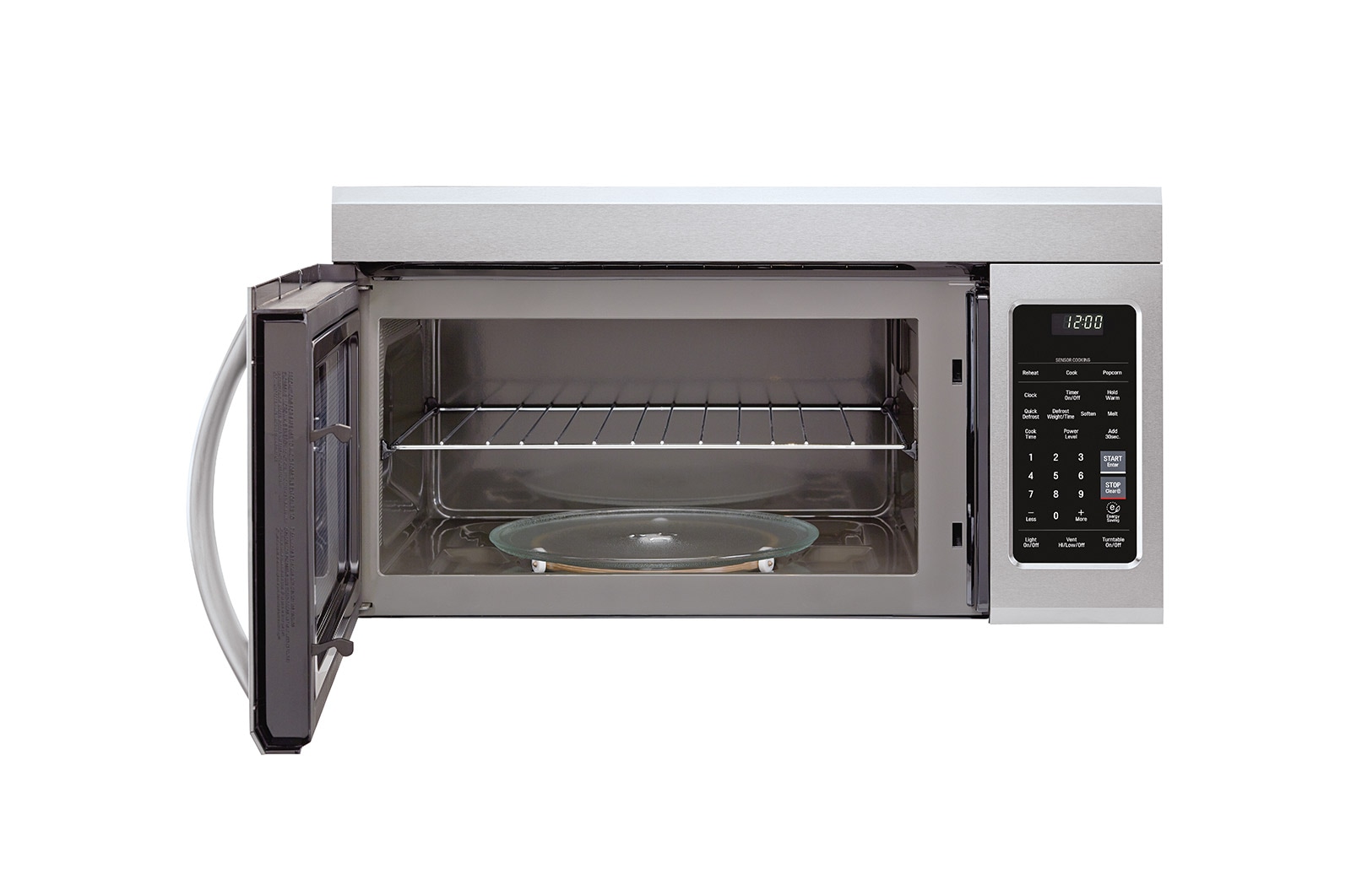 LG 1.8 cu.ft. Over-the-Range Microwave with EasyClean® Interior, LMV1852ST