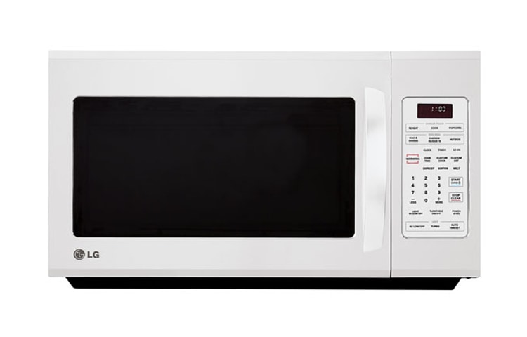 Front view of Over The Range Microwave with superb ventilation LMV2015SW