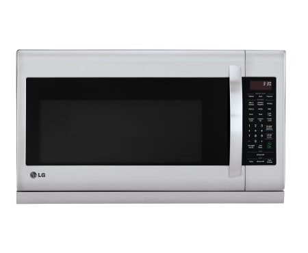 Front view of 2.0 cu.ft. Over-the-Range Microwave with 2nd Generation Slide-Out ExtendaVent™ and EasyClean® Interior LMV2055ST