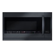Front view of 2.2 cu.ft. Large Capacity Over-the-Range Microwave with 2nd Generation Slide-Out ExtendaVent™ and EasyClean® Interior LMV2257BM
