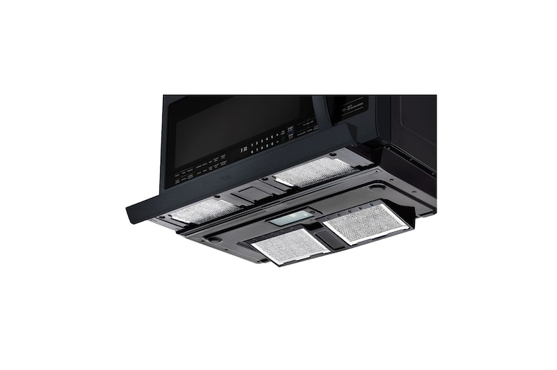LG 2.2 cu.ft. Large Capacity Over-the-Range Microwave with 2nd Generation Slide-Out ExtendaVent™ and EasyClean® Interior, LMV2257BM