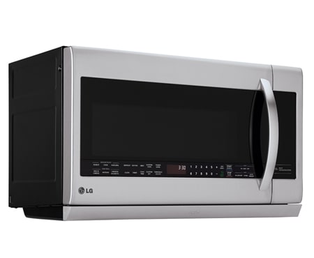 LG 2.2 cu.ft. Large Capacity Over-the-Range Microwave with 2nd Generation Slide-Out ExtendaVent™ and EasyClean® Interior, LMV2257ST