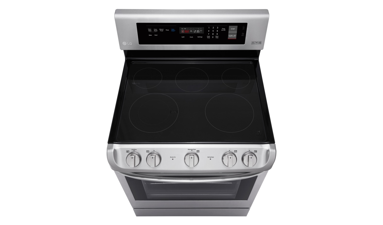 LG 6.3 cu. ft Electric Range with ProBakeConvection™ and EasyClean®, LRE4211ST