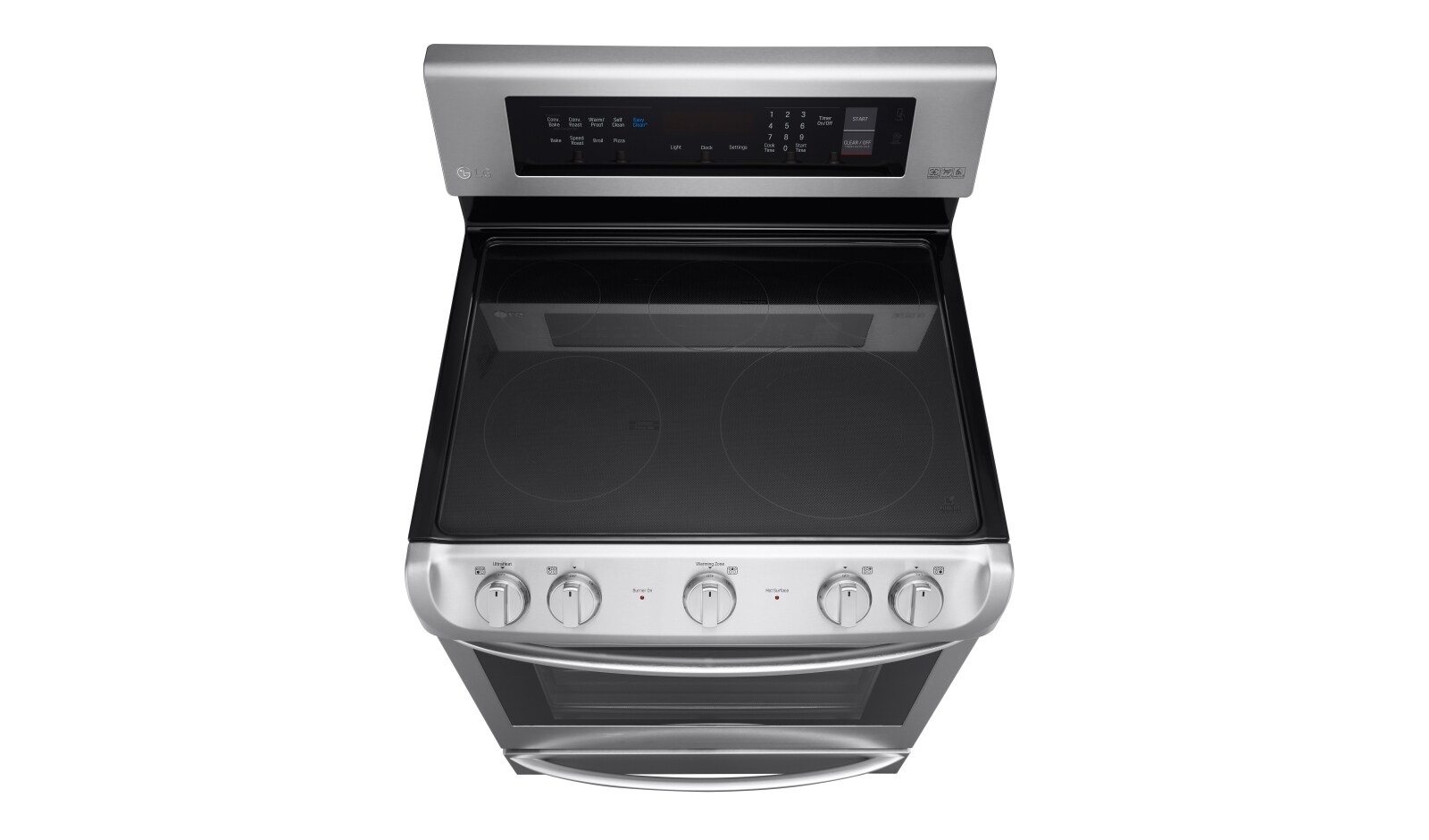 LG 6.3 cu. ft Electric Range with ProBakeConvection™ and EasyClean®, LRE4213ST