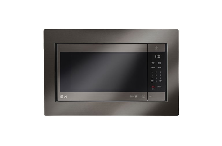Front view of LG STUDIO - 2.0 cu. ft. Countertop Microwave Oven with Optional Trim Kit LSRM2010BD