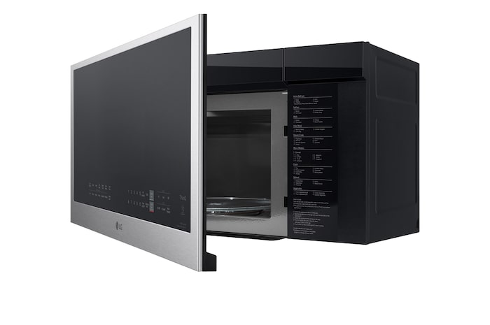 LG 2.0 cu. ft. Over the Range Microwave Oven | Sensor Cook, 400 CFM Power Ventilation, EasyClean®& Smart, Stainless, MVEL2033F