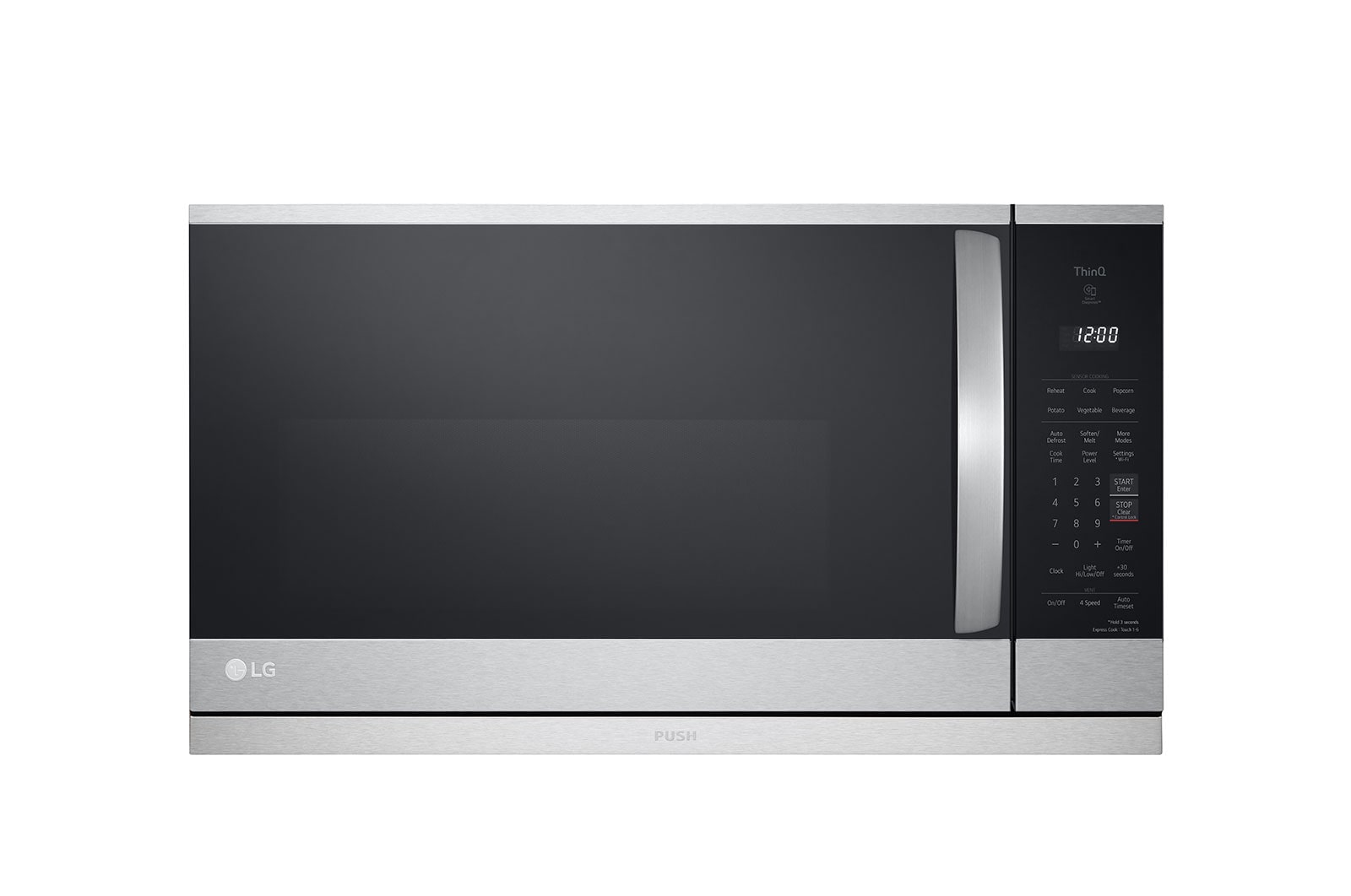 LG 2.1 cu. ft. Smart Wi-Fi Enabled Over-the-Range Microwave Oven with ExtendaVent® 2.0 & EasyClean®, MVEL2125F