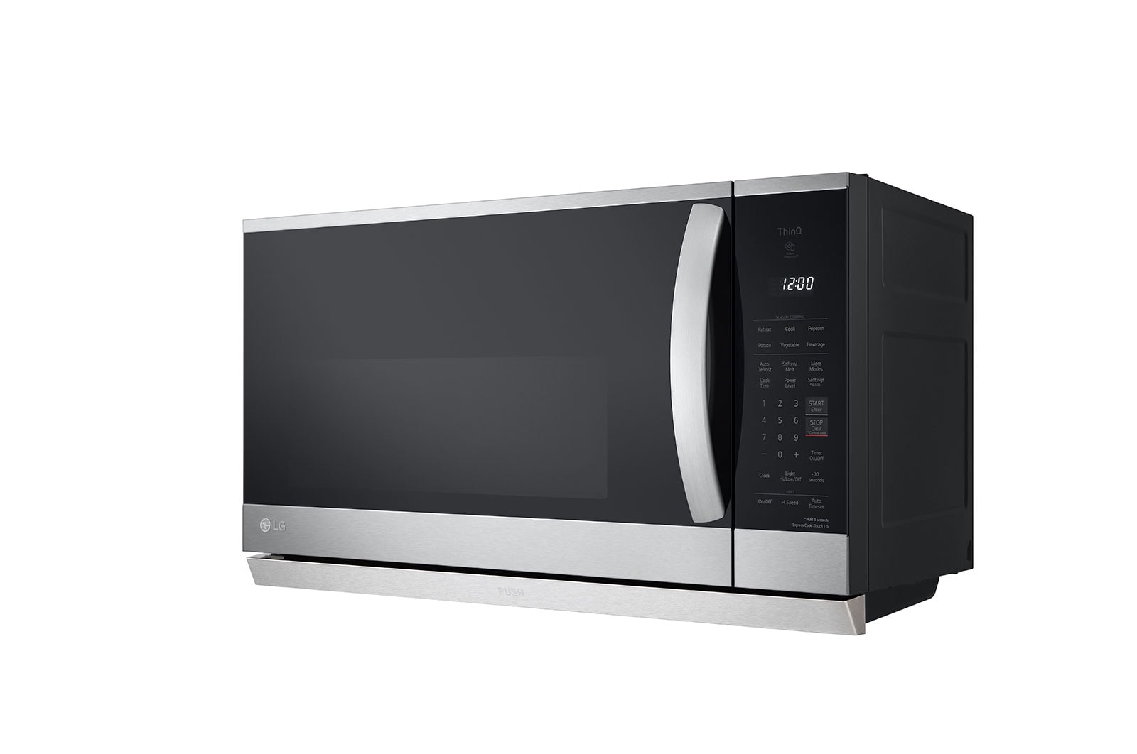 LG 2.1 cu. ft. Smart Wi-Fi Enabled Over-the-Range Microwave Oven with ExtendaVent® 2.0 & EasyClean®, MVEL2125F