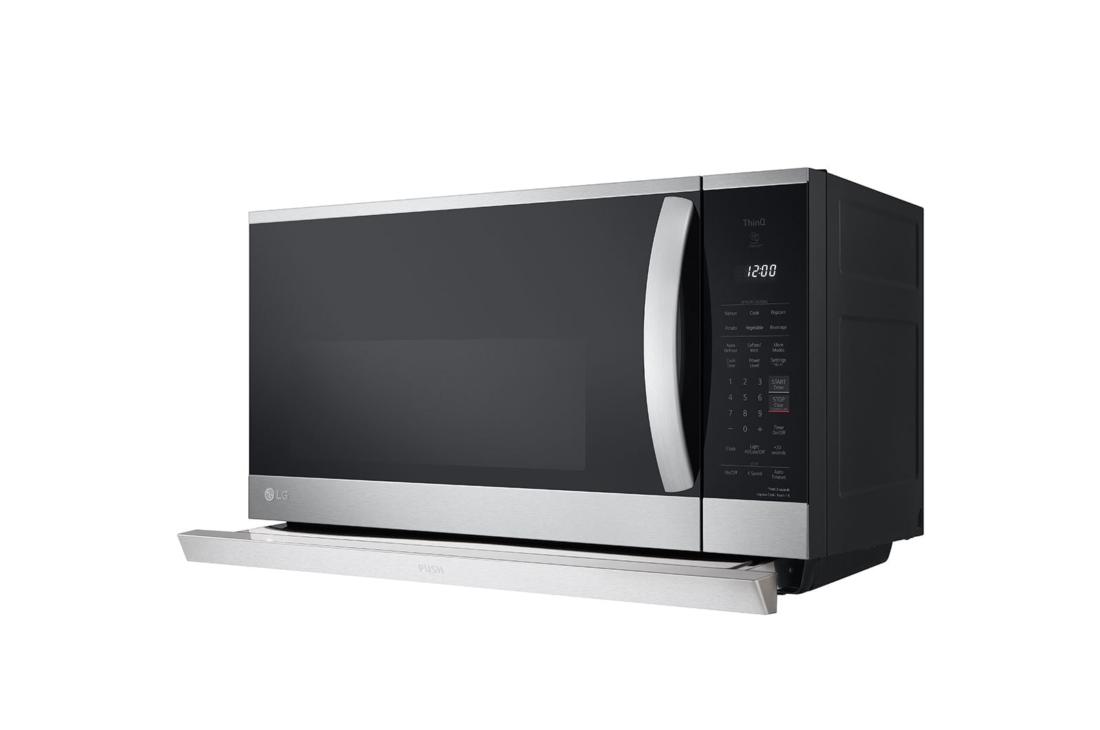 LG 2.1 cu. ft. Smart Wi-Fi Enabled Over-the-Range Microwave Oven with ExtendaVent® 2.0 & EasyClean®, MVEL2125F