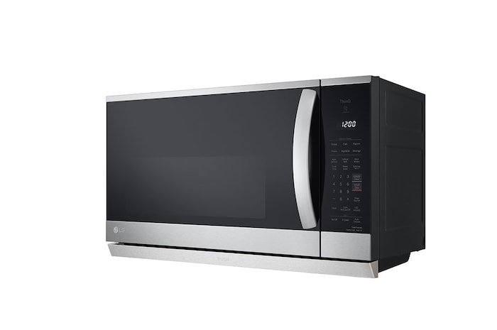 LG 2.1 cu ft. Over the Range Microwave Oven | ExtendaVent® 2.0, Sensor Cook, 400 CFM Power Ventilation, EasyClean®& Smart, Stainless, MVEL2125F
