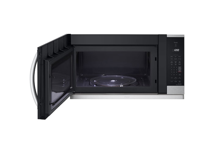 LG 2.1 cu ft. Over the Range Microwave Oven | ExtendaVent® 2.0, Sensor Cook, 400 CFM Power Ventilation, EasyClean®& Smart, Stainless, MVEL2125F