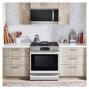 LG 2.1 cu. ft. Smart Wi-Fi Enabled Over-the-Range Microwave Oven with ExtendaVent® 2.0 & EasyClean®, MVEL2125F