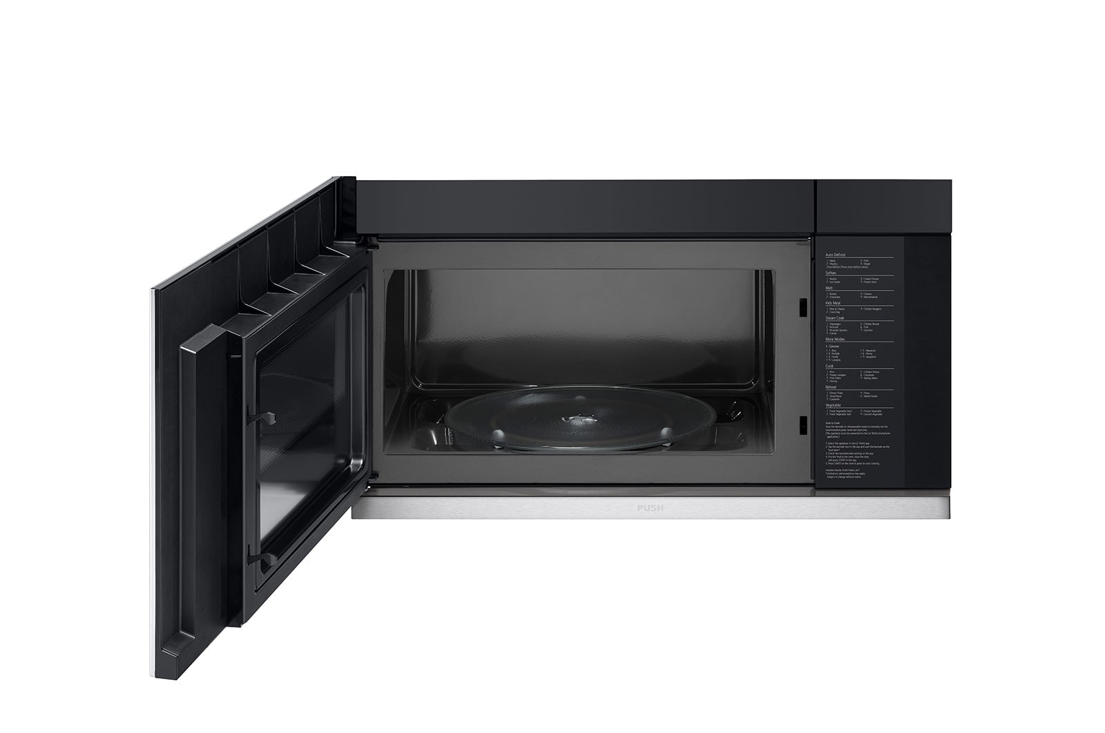 LG 2.1 cu. ft. Smart Wi-Fi Enabled Over-the-Range Microwave Oven with ExtendaVent® 2.0 & EasyClean®, MVEL2137F