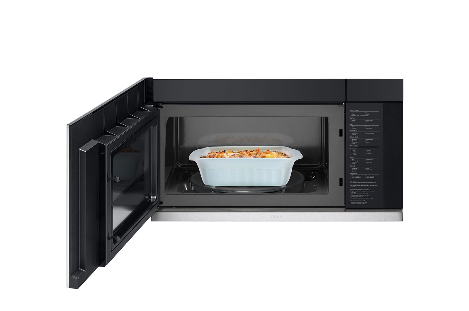 LG 2.1 cu. ft. Smart Wi-Fi Enabled Over-the-Range Microwave Oven with ExtendaVent® 2.0 & EasyClean®, MVEL2137F