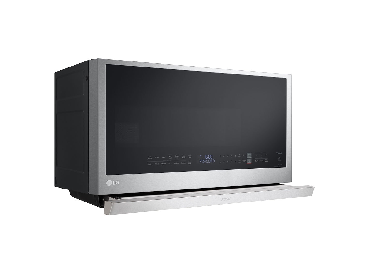 LG 2.1 cu. ft. Smart Wi-Fi Enabled Over-the-Range Microwave Oven with ExtendaVent® 2.0 & EasyClean®, MVEL2137F