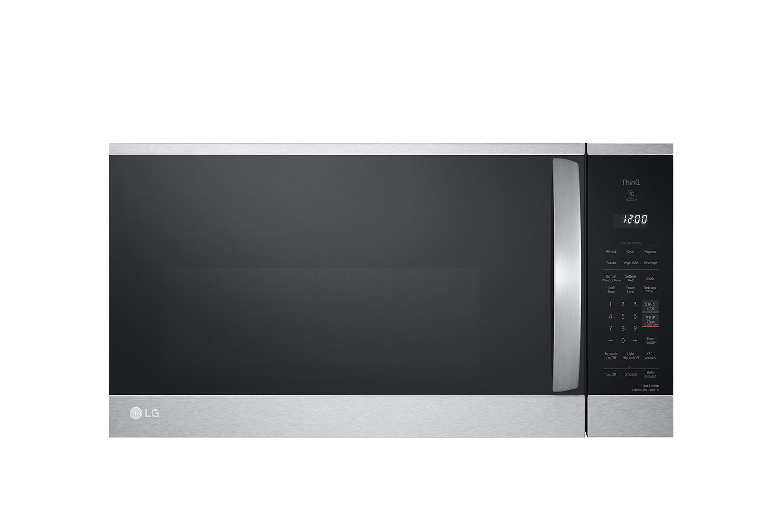 LG 1.8 cu. ft. Smart Wi-Fi Enabled Over-the-Range Microwave Oven , MVEM1825F