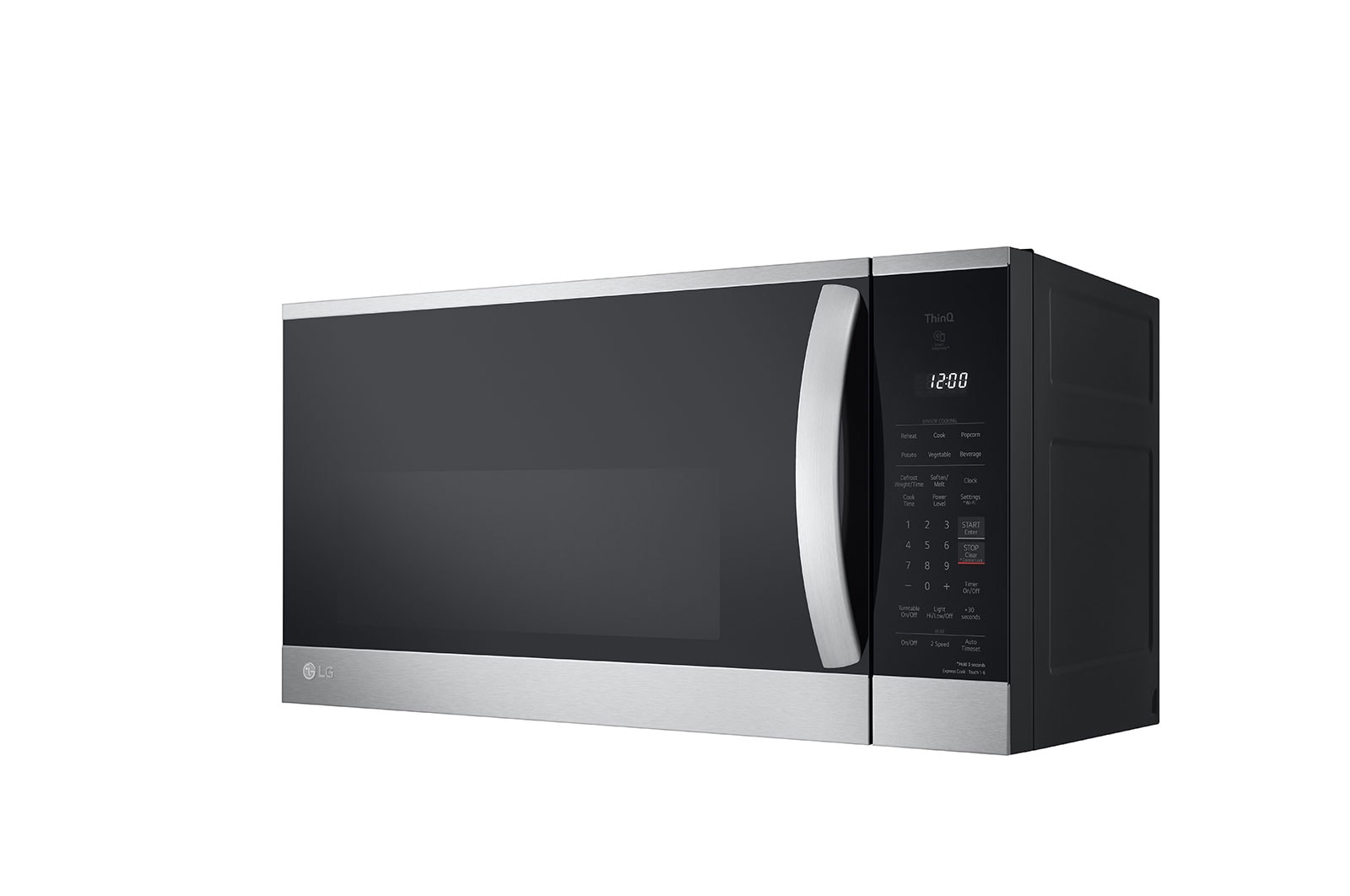 LG 1.8 cu. ft. Smart Wi-Fi Enabled Over-the-Range Microwave Oven , MVEM1825F