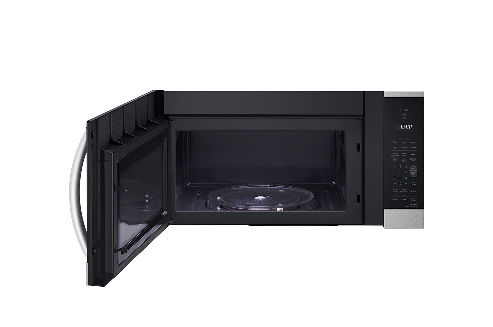 LG 1.8 cu. ft. Smart Wi-Fi Enabled Over-the-Range Microwave Oven , MVEM1825F