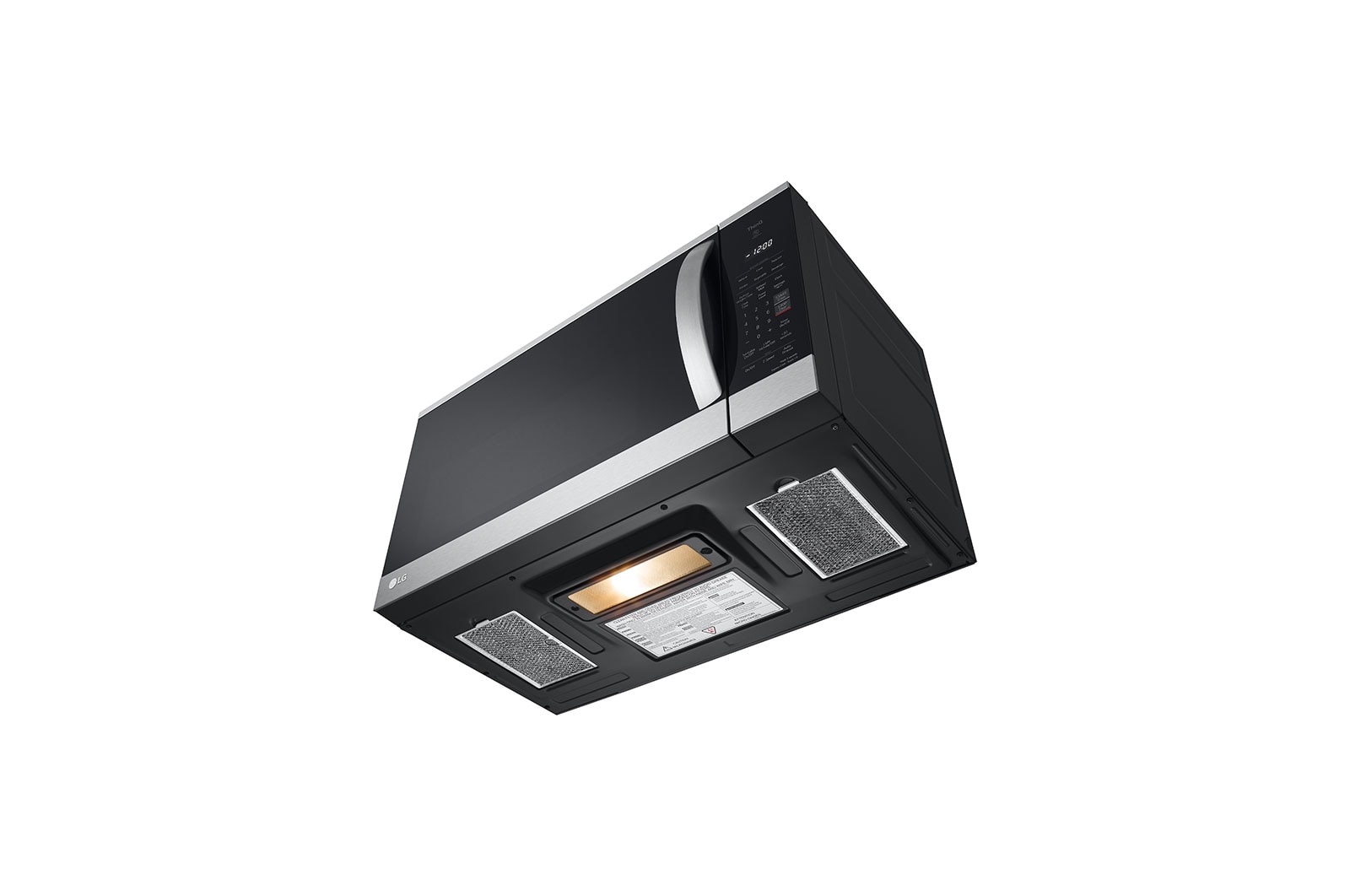 LG 1.8 cu. ft. Smart Wi-Fi Enabled Over-the-Range Microwave Oven , MVEM1825F